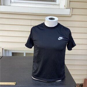 Country Club Chic Nike Girl's Tee Short Sleeve Black V-Neck Size large